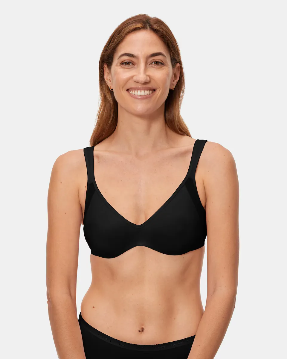 Формирующий бюстгальтер на косточках из микрофибры Playtex, черный
Формирующий бюстгальтер на косточках из микрофибры Playtex, черный