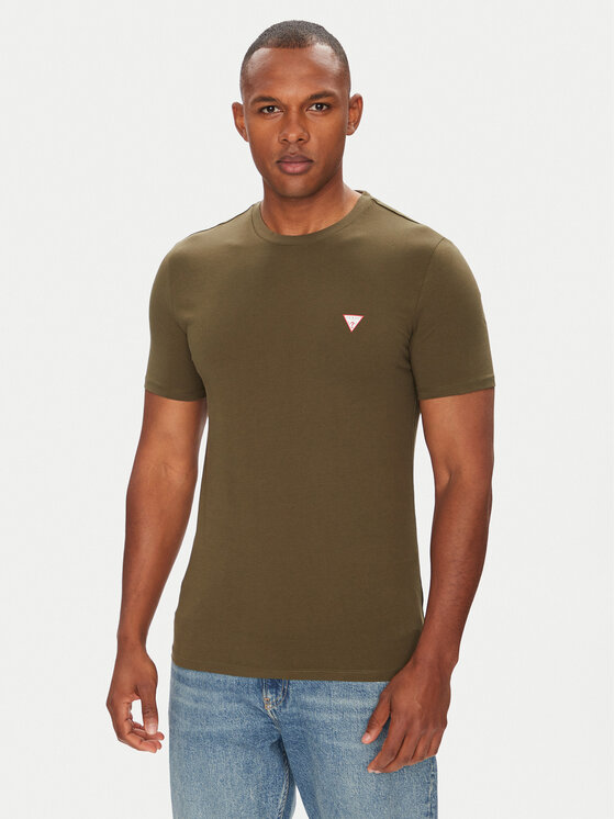 Облегающая футболка M2YI36 I3Z14 Guess, зеленый 
Облегающая футболка M2YI36 I3Z14 Guess, зеленый