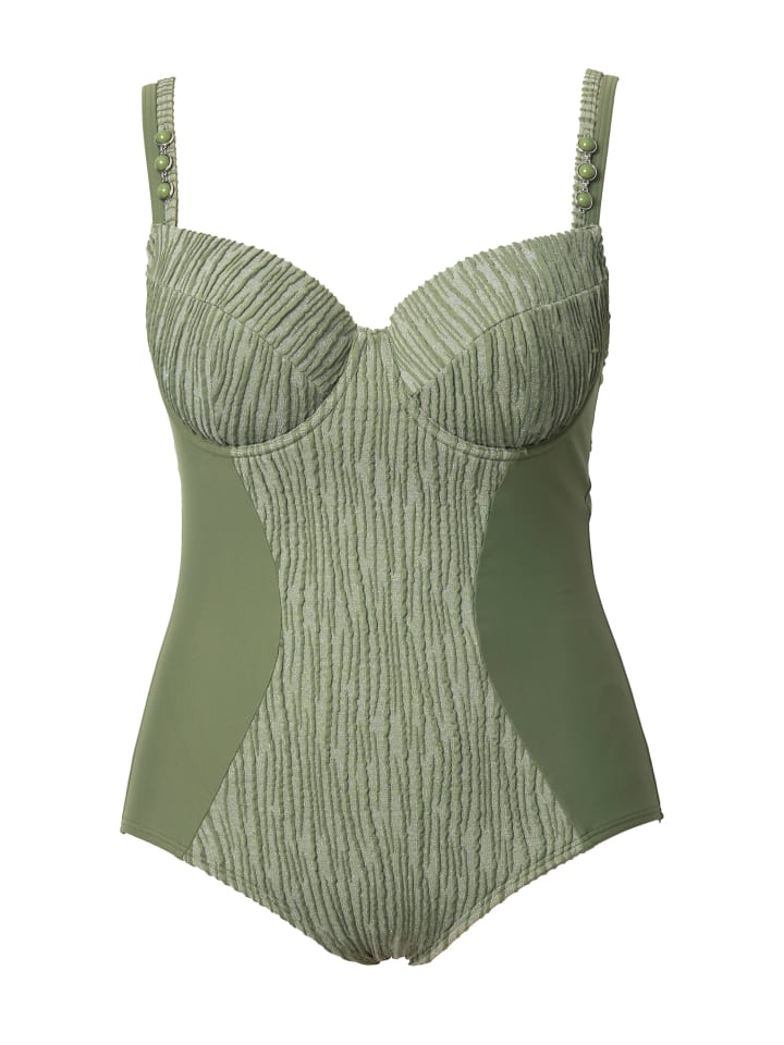 Купальник Ulla Popken, оливково-зеленый
Купальник Ulla Popken, оливково-зеленый