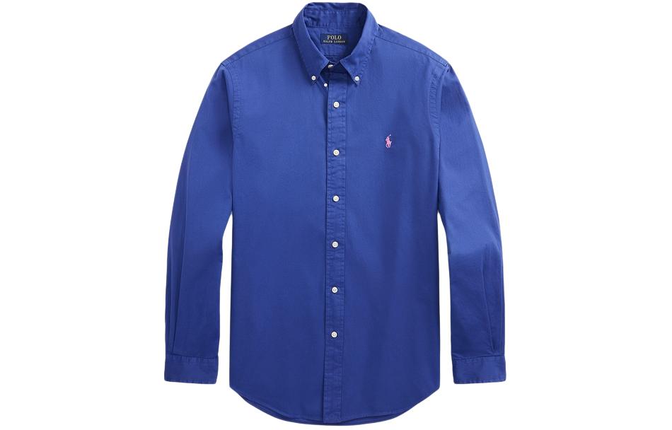 Polo Ralph Lauren Мужская синяя рубашка SS24
Polo Ralph Lauren Мужская синяя рубашка SS24