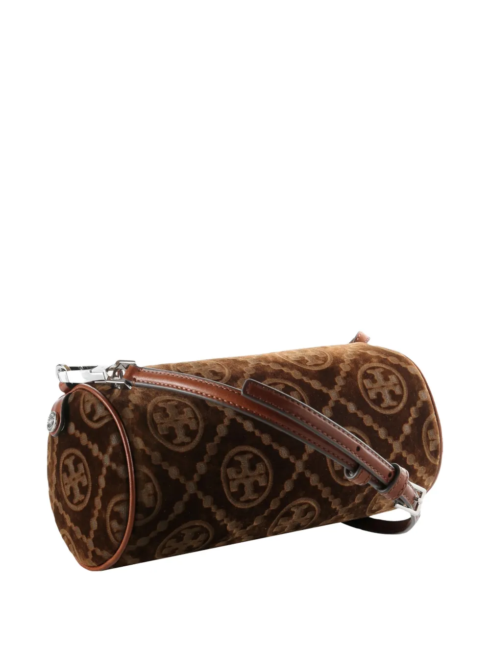 Сумка-тоут цилиндрической формы с монограммой Tory Burch, коричневый
Сумка-тоут цилиндрической формы с монограммой Tory Burch, коричневый