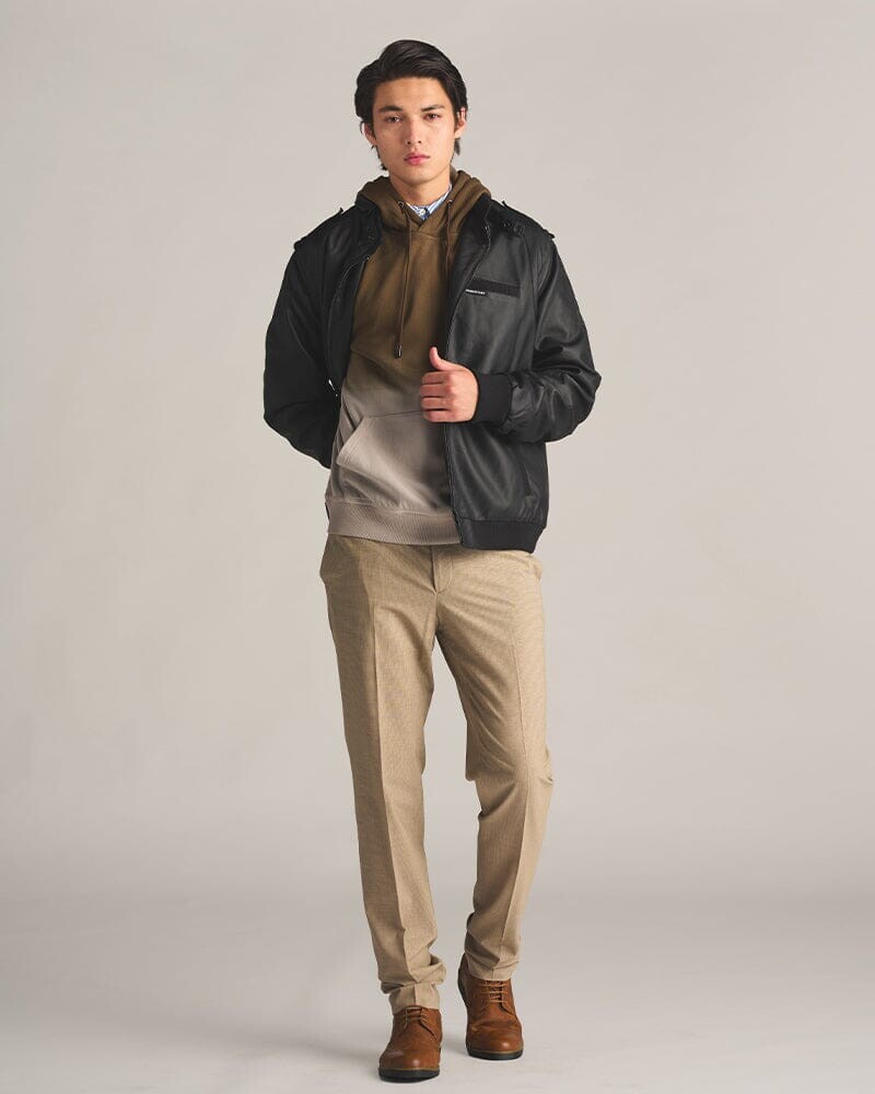 Мужская куртка-гонщик из искусственной кожи Iconic Members Only, черный
Мужская куртка-гонщик из искусственной кожи Iconic Members Only, черный