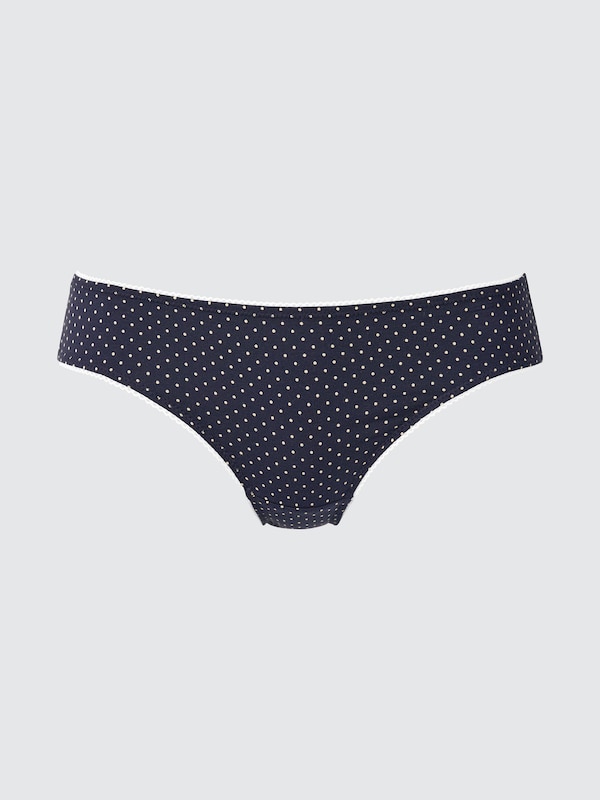 Трусы со средней посадкой в горошек Uniqlo, 69 navy
Трусы со средней посадкой в горошек Uniqlo, 69 navy