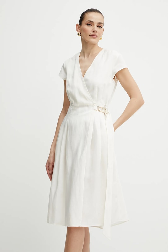 Платье с добавлением льна Twinset, бежевый
Платье с добавлением льна Twinset, бежевый