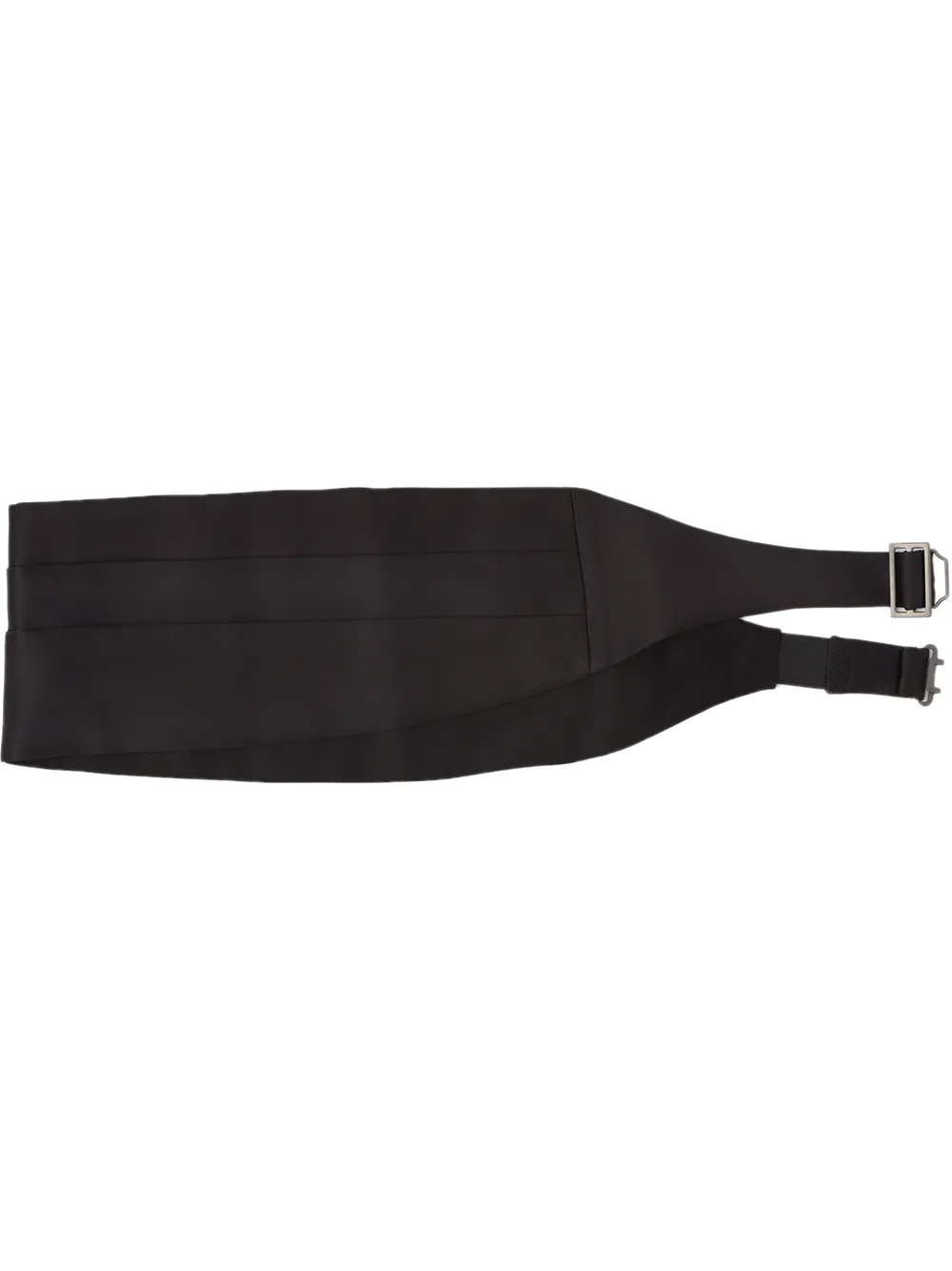 Атласный пояс Prada, черный 
Атласный пояс Prada, черный