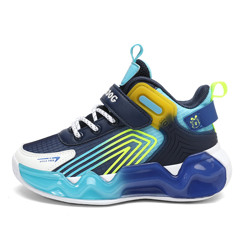 Баскетбольные кроссовки для детей с противоскользящей амортизацией, износостойкими, сбалансированными, средней высоты. BOBDOG, синий
Баскетбольные кроссовки для детей с противоскользящей амортизацией, износостойкими, сбалансированными, средней высоты. BOBDOG, синий