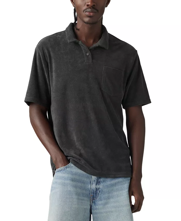 Мужская поло с карманом из махровой ткани Levi'S, черный
Мужская поло с карманом из махровой ткани Levi'S, черный