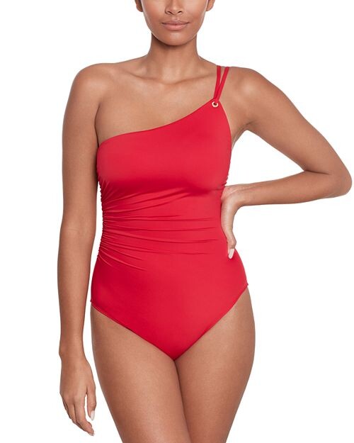 Цельный купальник на одно плечо с двойными бретелями Ralph Lauren, цвет Red
Цельный купальник на одно плечо с двойными бретелями Ralph Lauren, цвет Red