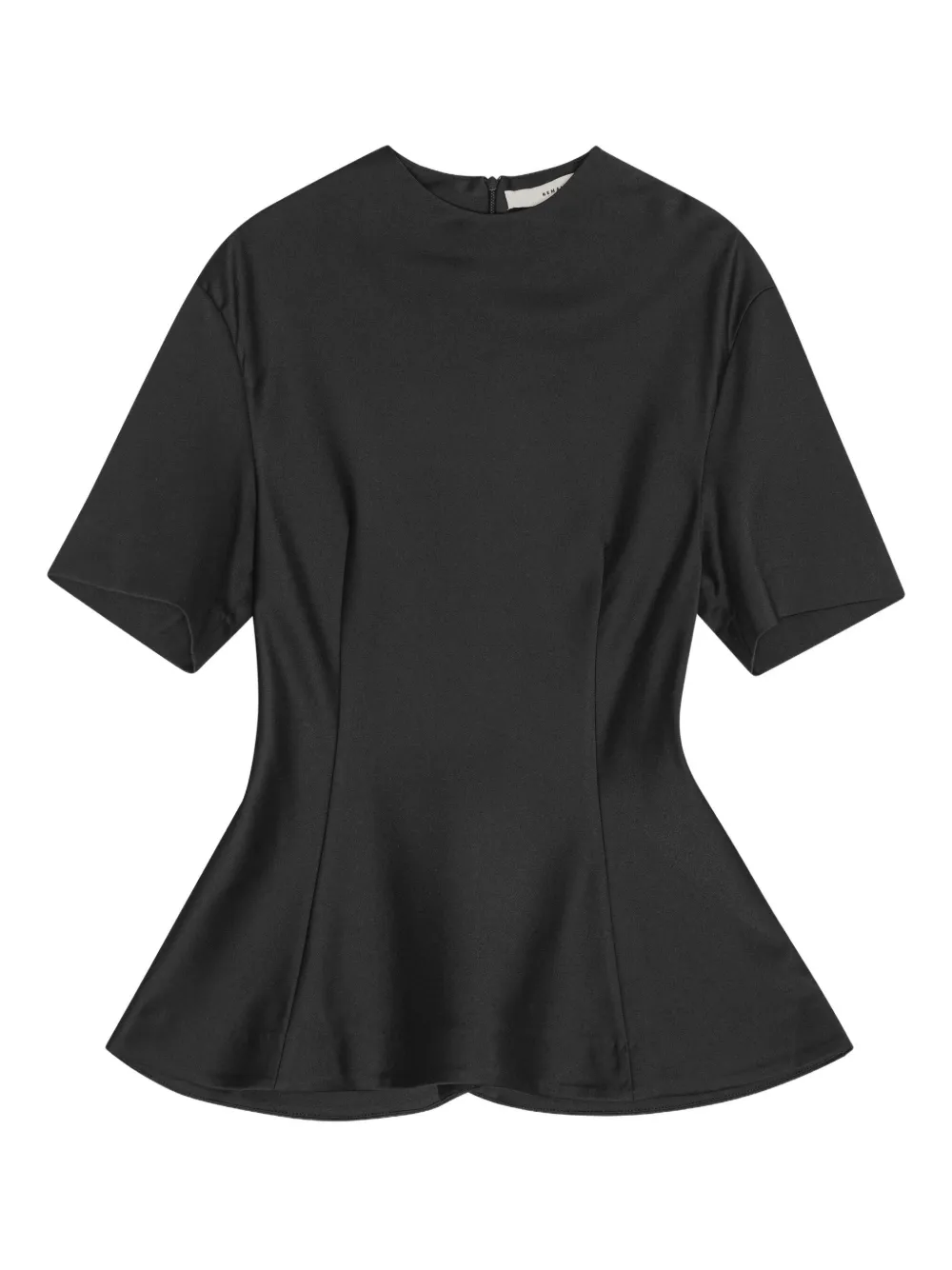 Топ с короткими рукавами и баской REMAIN, черный
Топ с короткими рукавами и баской REMAIN, черный