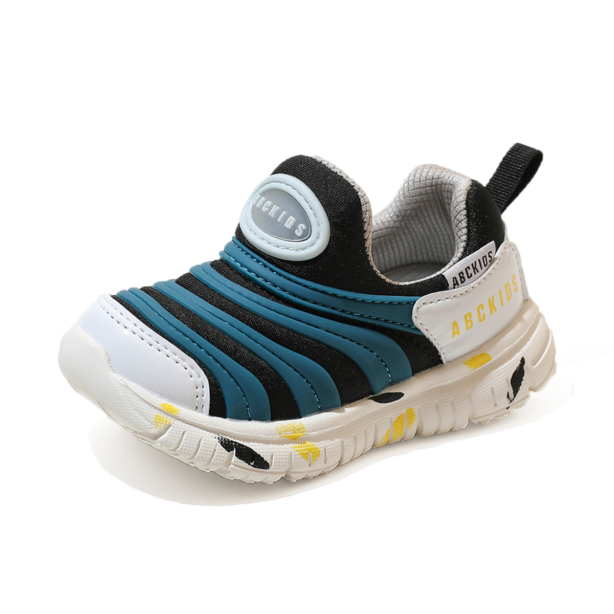 Низкие повседневные кроссовки с противоскользящей амортизацией Rebound для детей ABC KIDS, черный 
Низкие повседневные кроссовки с противоскользящей амортизацией Rebound для детей ABC KIDS, черный
