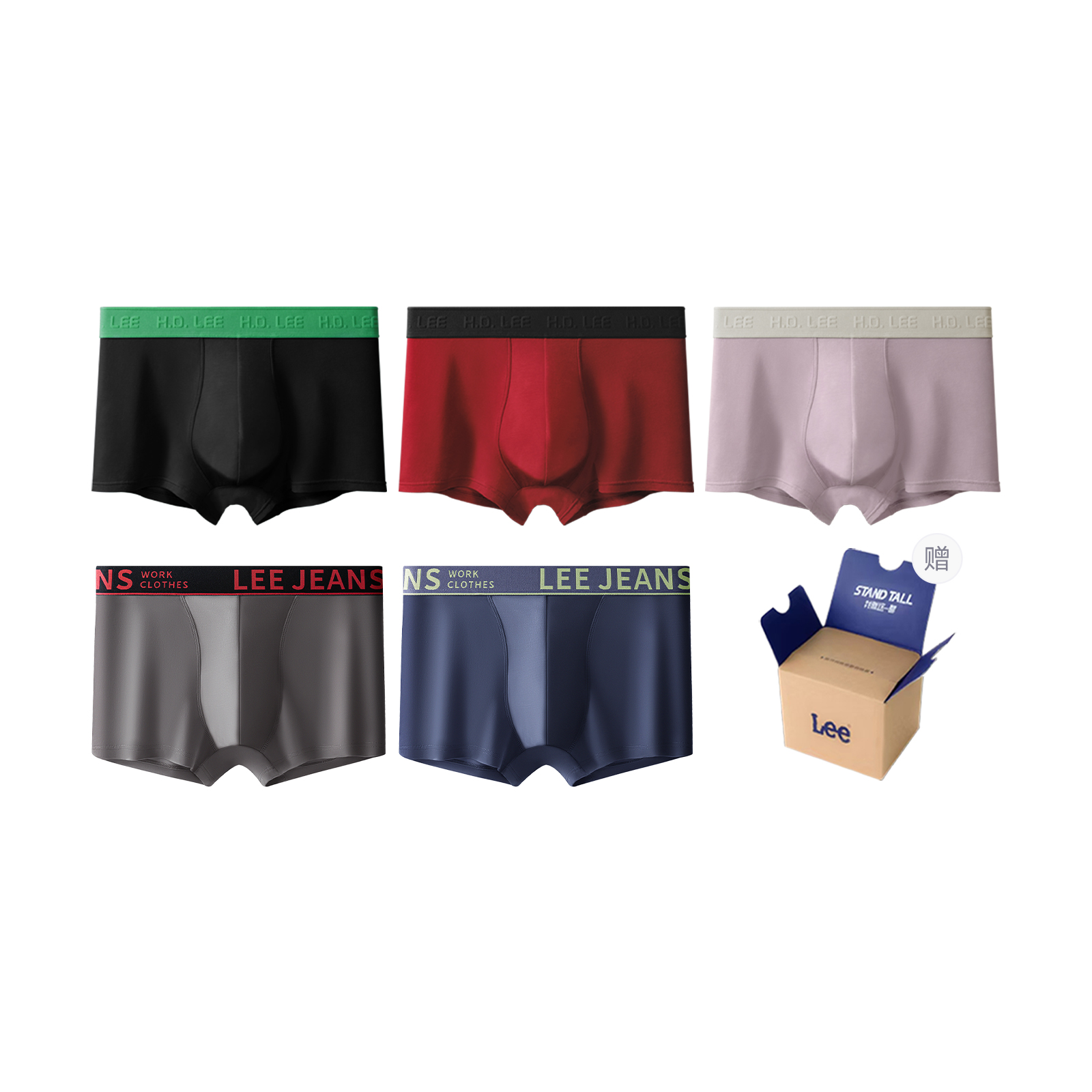 101 Years Commemoration Collection трусы мужские боксеры 5 шт Lee, темно-синий
101 Years Commemoration Collection трусы мужские боксеры 5 шт Lee, темно-синий