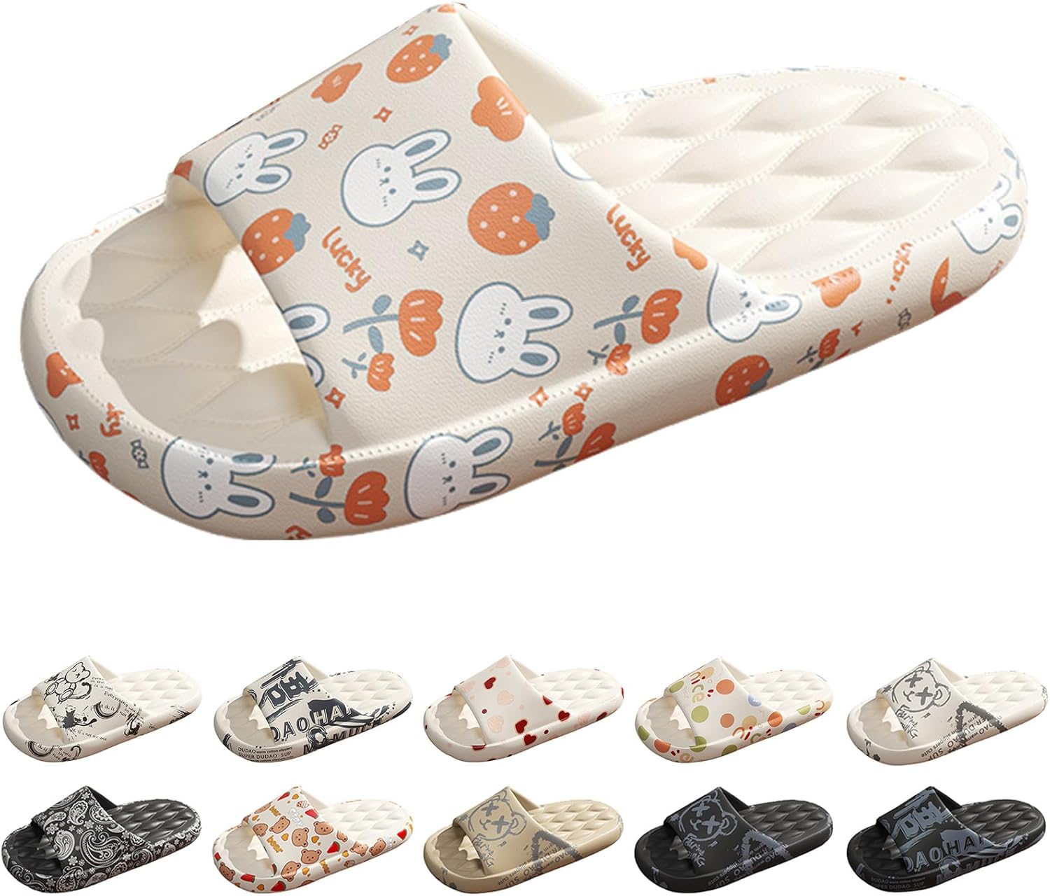 Модные шлепанцы Gezolligheid с мультяшным принтом для мужчин и женщин, для пар, с нескользящей подошвой на платформе, унисекс, повседневные открытые сандалии с нескользящей подошвой для дома, улицы и ванной, белый
Модные шлепанцы Gezolligheid с мультяшным принтом для мужчин и женщин, для пар, с нескользящей подошвой на платформе, унисекс, повседневные открытые сандалии с нескользящей подошвой для дома, улицы и ванной, белый