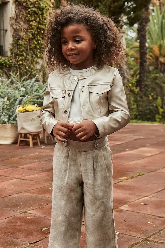 Детские брюки с добавлением льна Mayoral, бежевый
Детские брюки с добавлением льна Mayoral, бежевый