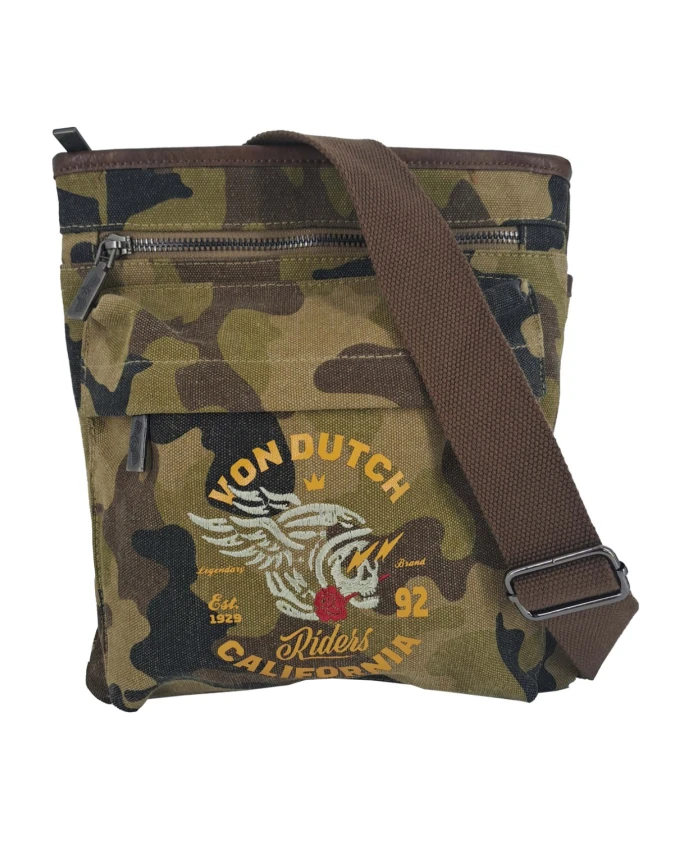 Холщовая сумка через плечо, зеленая, с нашивкой и логотипом. Von Dutch, зеленый
Холщовая сумка через плечо, зеленая, с нашивкой и логотипом. Von Dutch, зеленый