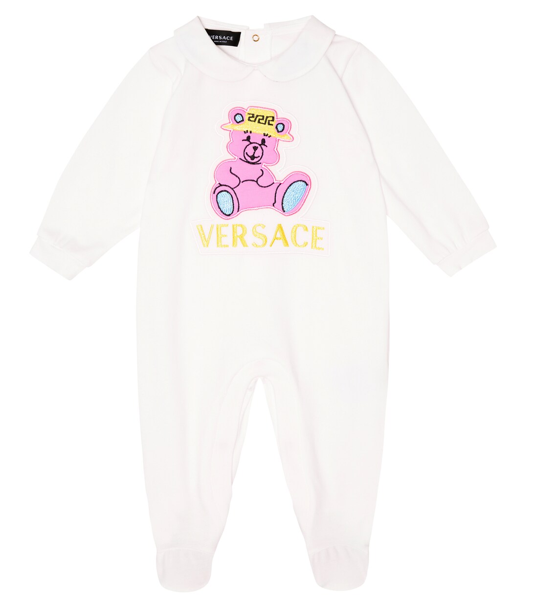 Комбинезон Baby Teddy Town из хлопковой смеси Versace Kids, Bianco+Rosa+Multicolor
Комбинезон Baby Teddy Town из хлопковой смеси Versace Kids, Bianco+Rosa+Multicolor