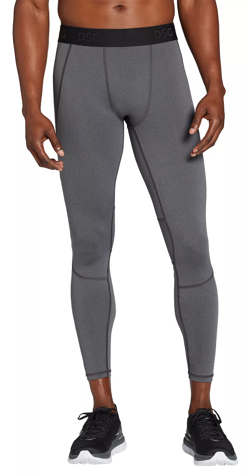 Мужские компрессионные колготки DSG с карманом, цвет Dark Heather Gray 
Мужские компрессионные колготки DSG с карманом, цвет Dark Heather Gray