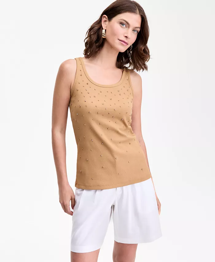 Женская блузка-топ с декором I.N.C. International Concepts, коричневый/бежевый
Женская блузка-топ с декором I.N.C. International Concepts, коричневый/бежевый