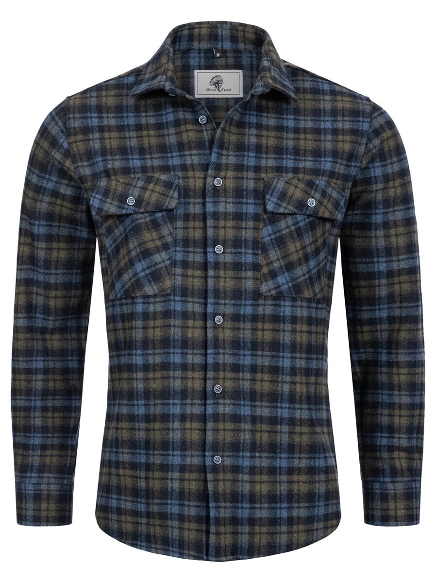 Рубашка на пуговицах стандартного кроя Rock Creek, синий/темно-синий
Рубашка на пуговицах стандартного кроя Rock Creek, синий/темно-синий