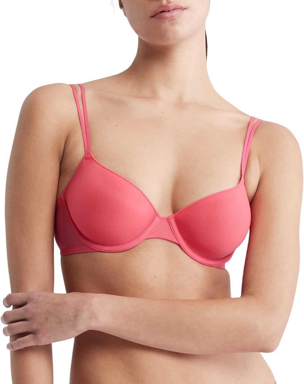 Calvin Klein Womens Sheer Marquisette Lightly Lined Demi Bra, Cerise Lipstick
Calvin Klein Womens Sheer Marquisette Lightly Lined Demi Bra, Cerise Lipstick