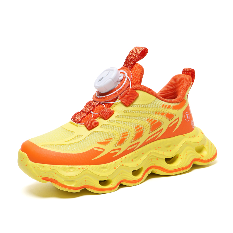 Кроссовки детские с низким верхом, противоскользящие и износостойкие, с дышащим эффектом Rebound Binary, желтый/оранжевый
Кроссовки детские с низким верхом, противоскользящие и износостойкие, с дышащим эффектом Rebound Binary, желтый/оранжевый