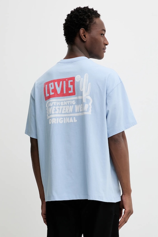 Хлопковая футболка Levi'S, синий
Хлопковая футболка Levi'S, синий