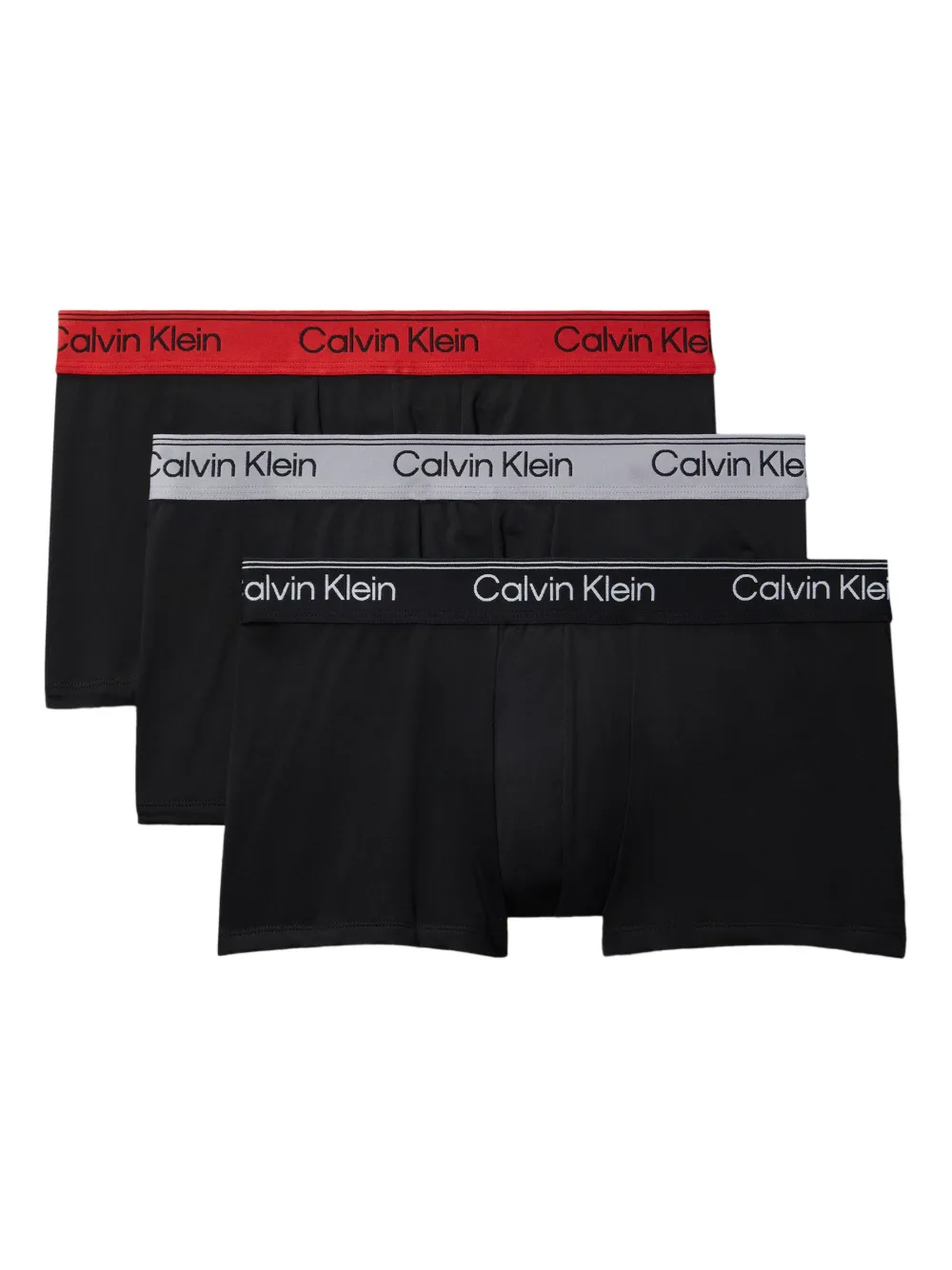 Трусы с логотипом на поясе (набор из трёх штук) Calvin Klein, черный
Трусы с логотипом на поясе (набор из трёх штук) Calvin Klein, черный