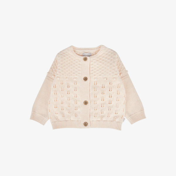 Кардиган хлопковой вязки с пуговицами и пуантами, 3–24 месяца The Little Tailor, розовый
Кардиган хлопковой вязки с пуговицами и пуантами, 3–24 месяца The Little Tailor, розовый