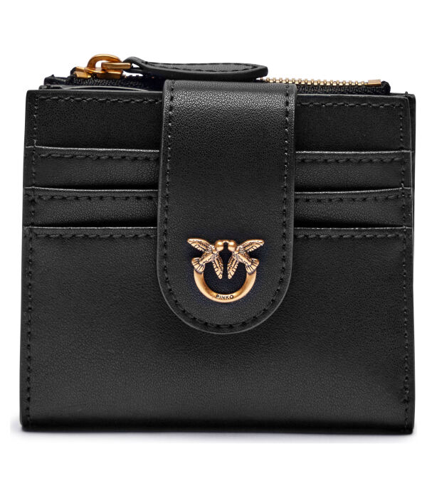 Кожаный кошелек Pinko, черный 
Кожаный кошелек Pinko, черный