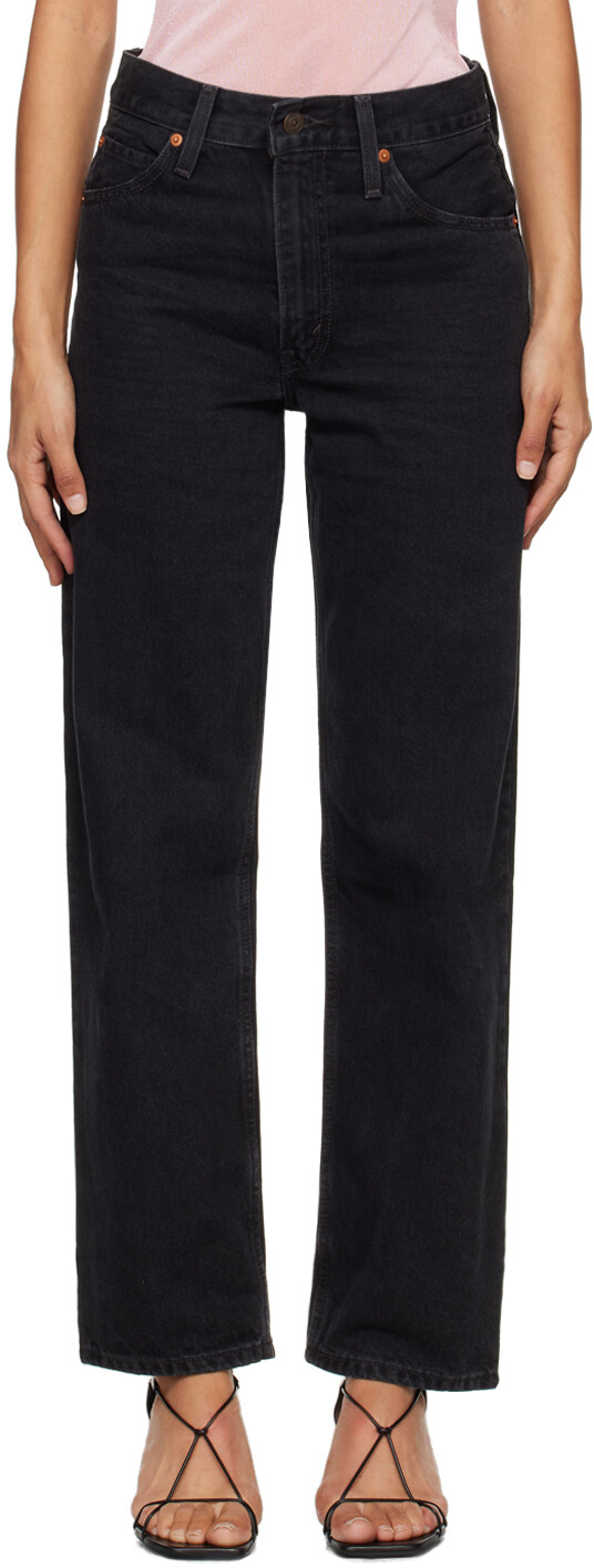 Черные джинсы Dad с высокой талией Levi's 
Черные джинсы Dad с высокой талией Levi's