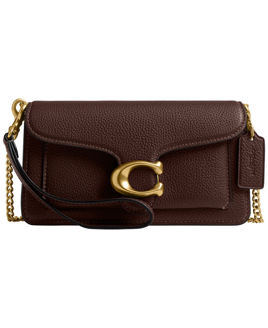 Сумка-кроссбоди Tabby Mini Pebble Leather Chain Crossbody Bag 19 COACH, Brass/Maple
Сумка-кроссбоди Tabby Mini Pebble Leather Chain Crossbody Bag 19 COACH, Brass/Maple