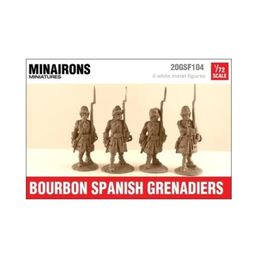 Бурбонские испанские гренадеры, War of Spanish Succession - Infantry (1:72)
Бурбонские испанские гренадеры, War of Spanish Succession - Infantry (1:72)