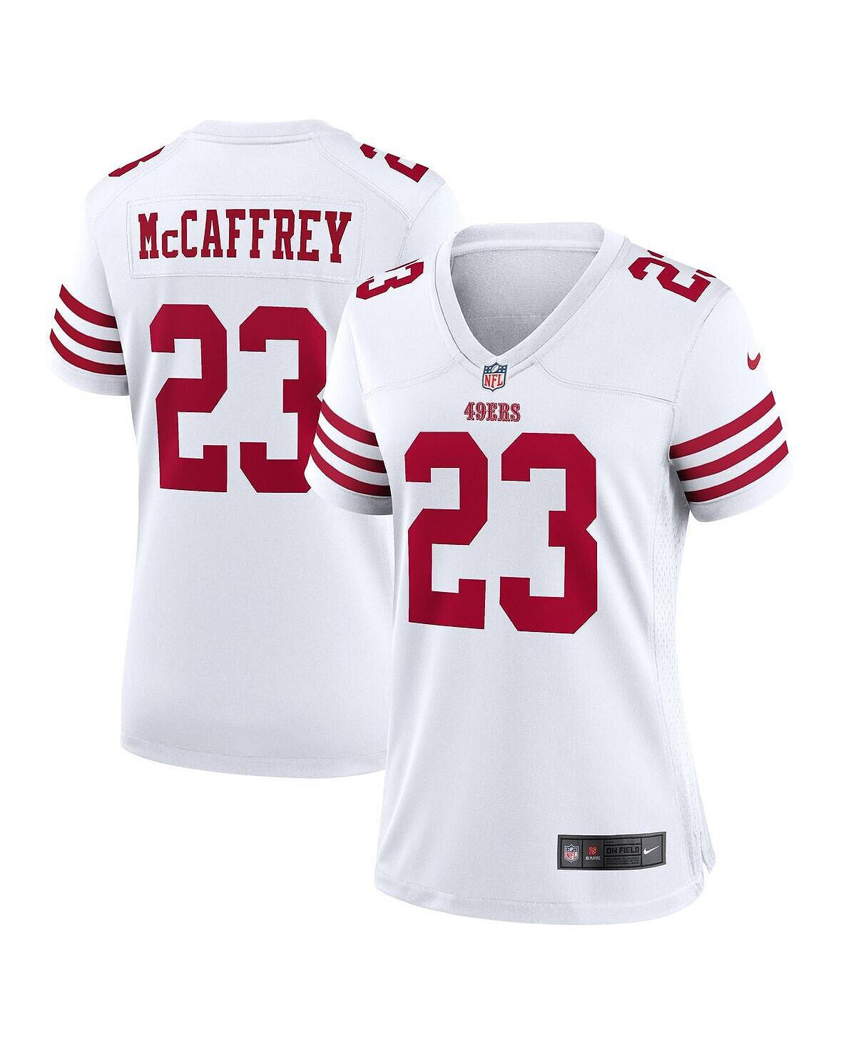 Женское белое джерси Christian McCaffrey San Francisco 49ers Game Player Nike, белый
Женское белое джерси Christian McCaffrey San Francisco 49ers Game Player Nike, белый