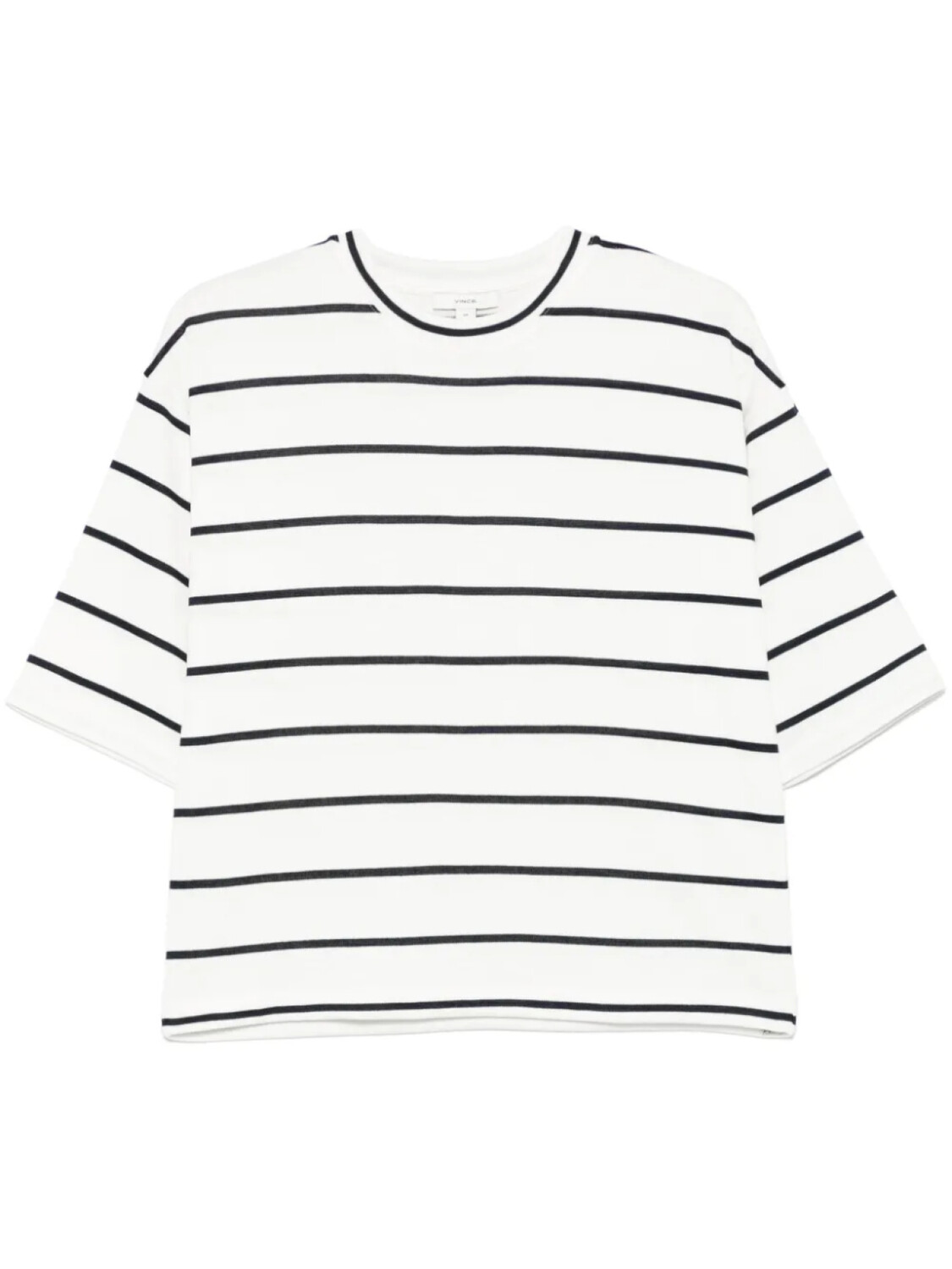 Футболка с широкими рукавами в полоску Vince, белый
Футболка с широкими рукавами в полоску Vince, белый