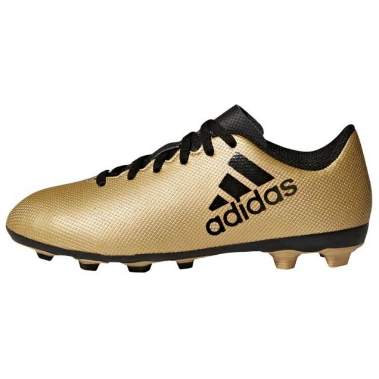 Футбольные бутсы X 17.4 мужские низкие черный/золотой Adidas
Футбольные бутсы X 17.4 мужские низкие черный/золотой Adidas