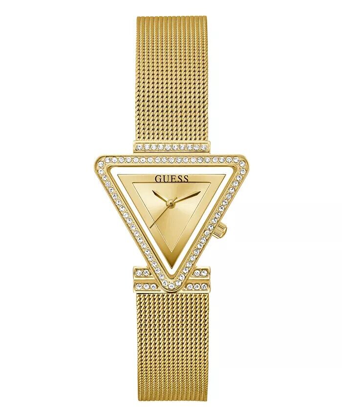 Женские часы из нержавеющей стали с золотистым блеском, сетчатый браслет, 34 мм GUESS
Женские часы из нержавеющей стали с золотистым блеском, сетчатый браслет, 34 мм GUESS