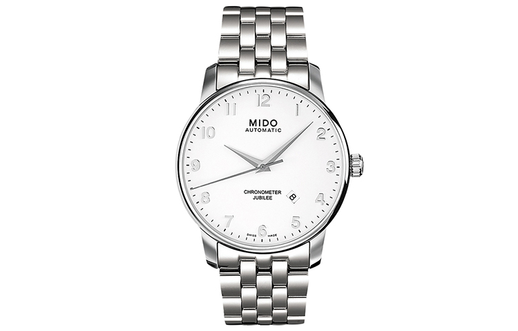 MIDO Часы Men's Baroncelli Watch, White
MIDO Часы Men's Baroncelli Watch, White