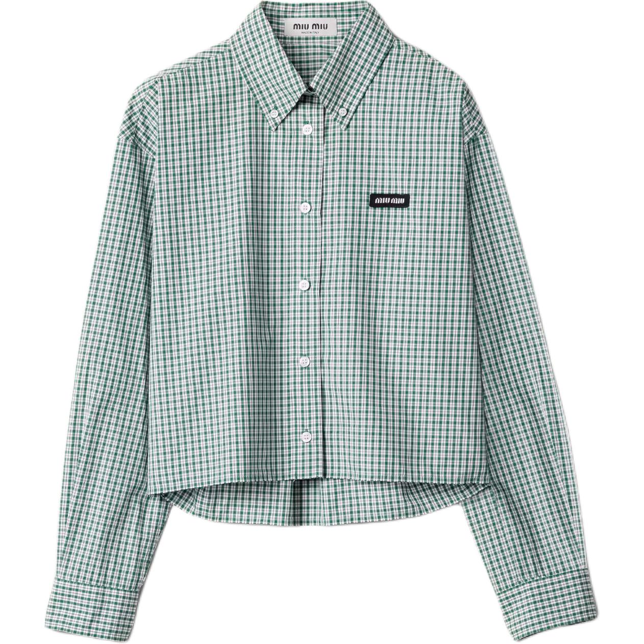 MIU MIU Рубашка SS25 Women's Emeralds
MIU MIU Рубашка SS25 Women's Emeralds