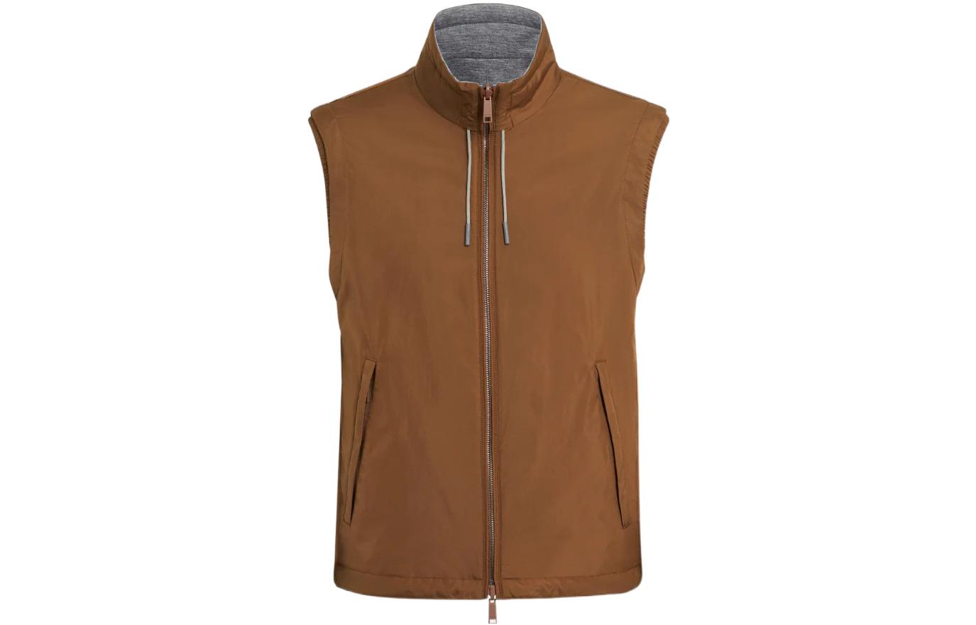 Zegna Высокий воротник на молнии Реверсивный жилет Ermenegildo Zegna, Красно-коричневый, Красный, Zegna Высокий воротник на молнии Реверсивный жилет Ermenegildo Zegna, Красно-коричневый
Zegna Высокий воротник на молнии Реверсивный жилет Ermenegildo Zegna, Красно-коричневый, Красный, Zegna Высокий воротник на молнии Реверсивный жилет Ermenegildo Zegna, Красно-коричневый