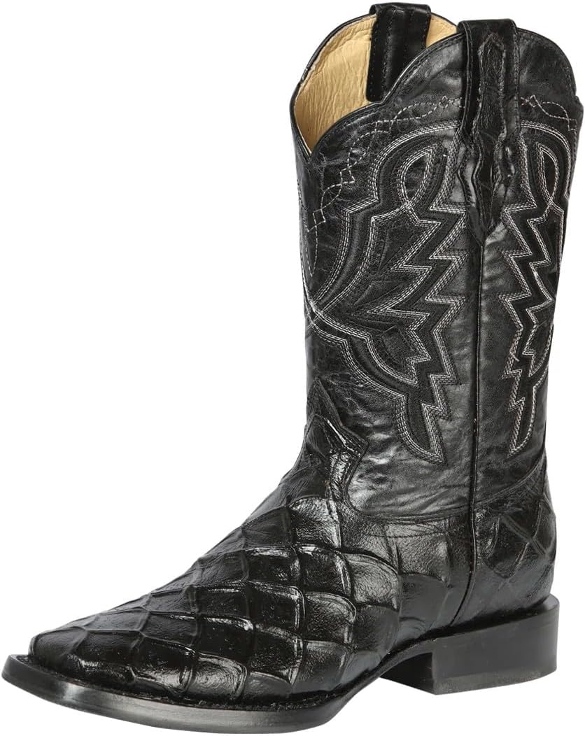 Мужские ковбойские сапоги El General Rodeo, имитация пиратеки, черные, западного стиля, с принтованной кожей Generic
Мужские ковбойские сапоги El General Rodeo, имитация пиратеки, черные, западного стиля, с принтованной кожей Generic