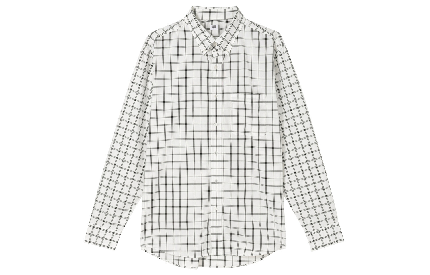 Рубашка унисекс молочно-белая Uniqlo, слоновая кость
Рубашка унисекс молочно-белая Uniqlo, слоновая кость