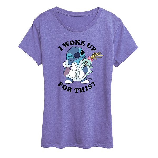 Женская футболка Lilo & Stitch с принтом "I woke up for this" Disney, Heather Periwinkle
Женская футболка Lilo & Stitch с принтом "I woke up for this" Disney, Heather Periwinkle