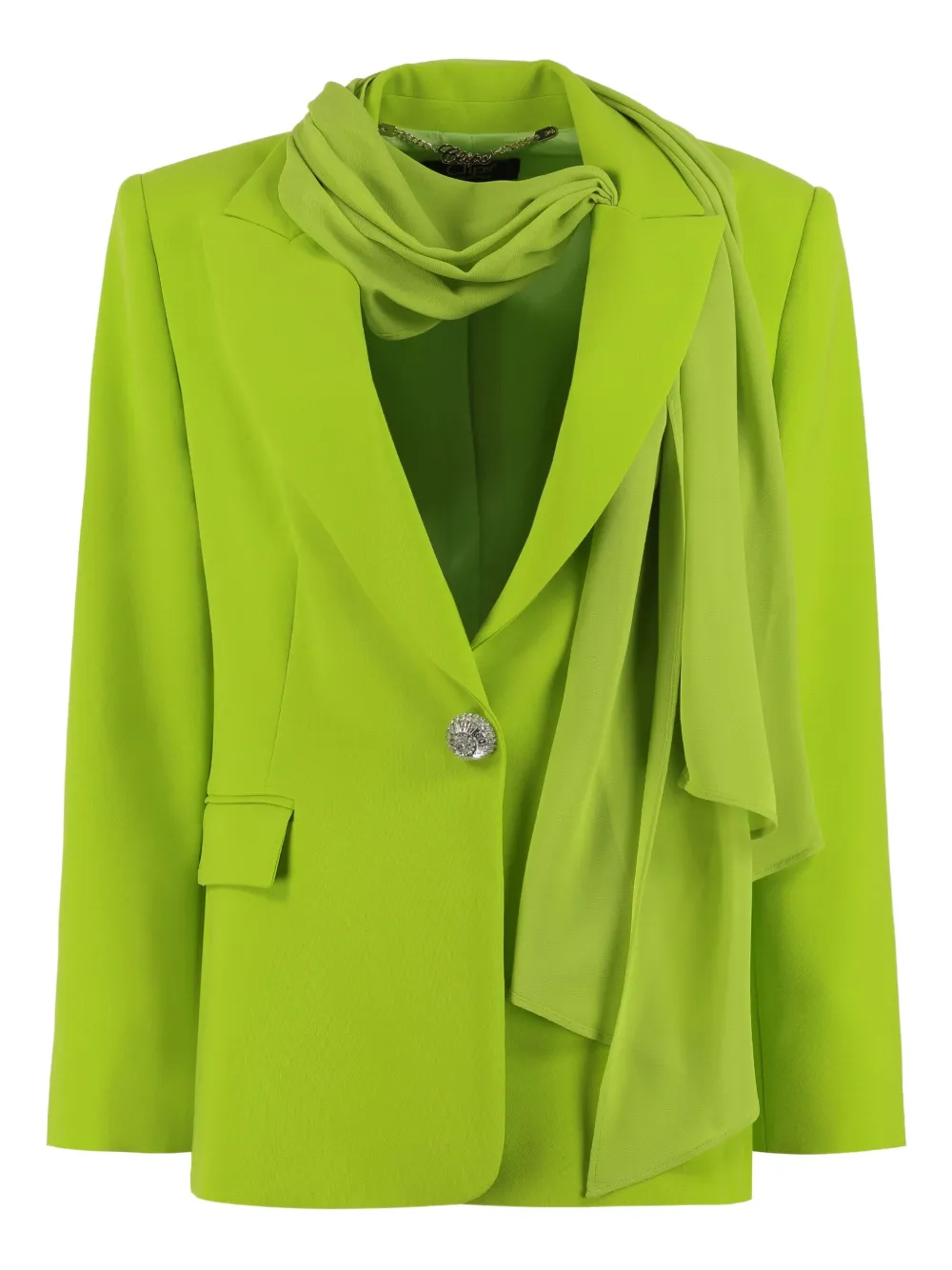 Блейзер с лацканами и шарфом Clips, зеленый
Блейзер с лацканами и шарфом Clips, зеленый