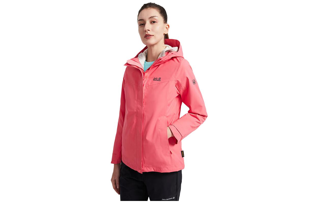 JACK WOLFSKIN Женская ветровка для походов на открытом воздухе водонепроницаемая и ветрозащитная европейская версия, Coral Pink/2172
JACK WOLFSKIN Женская ветровка для походов на открытом воздухе водонепроницаемая и ветрозащитная европейская версия, Coral Pink/2172
