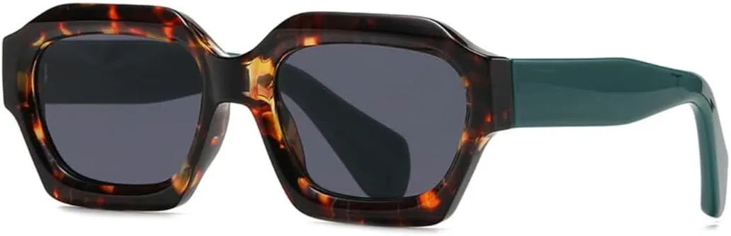 Винтажные солнцезащитные очки неправильной формы для женщин и мужчин, роскошные модные очки в стиле панк с защитой от УФ-излучения UV400 VFDHN, Leopard Black
Винтажные солнцезащитные очки неправильной формы для женщин и мужчин, роскошные модные очки в стиле панк с защитой от УФ-излучения UV400 VFDHN, Leopard Black