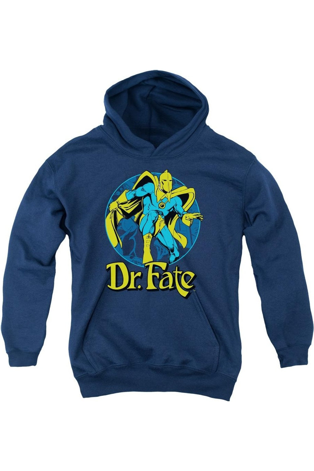DC Comics Детская толстовка с капюшоном "Доктор Фэйт" и символом Анкх Gildan, темно-синий
DC Comics Детская толстовка с капюшоном "Доктор Фэйт" и символом Анкх Gildan, темно-синий