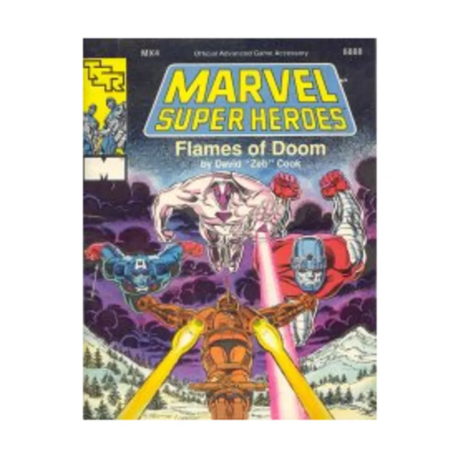 Модуль Future in Flames #4 - Flames of Doom, Marvel Super Heroes (TSR)
Модуль Future in Flames #4 - Flames of Doom, Marvel Super Heroes (TSR)