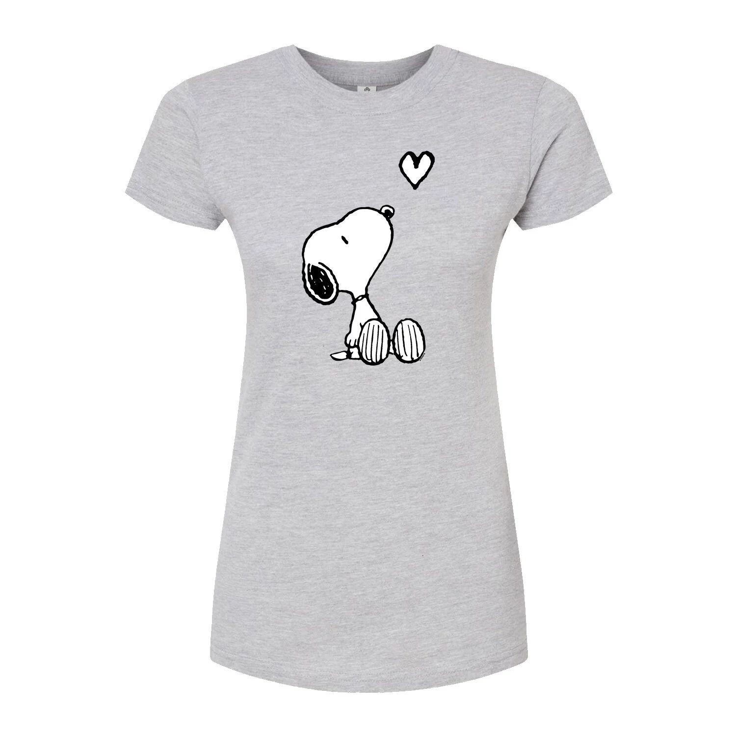 Юниорская футболка с сердечком Peanuts Snoopy Licensed Character, серый
Юниорская футболка с сердечком Peanuts Snoopy Licensed Character, серый