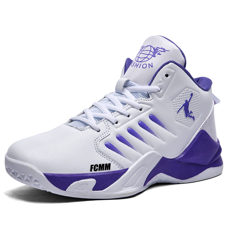 Детские баскетбольные кроссовки с противоскользящим износостойким верхом FCMM, белый/фиолетовый
Детские баскетбольные кроссовки с противоскользящим износостойким верхом FCMM, белый/фиолетовый