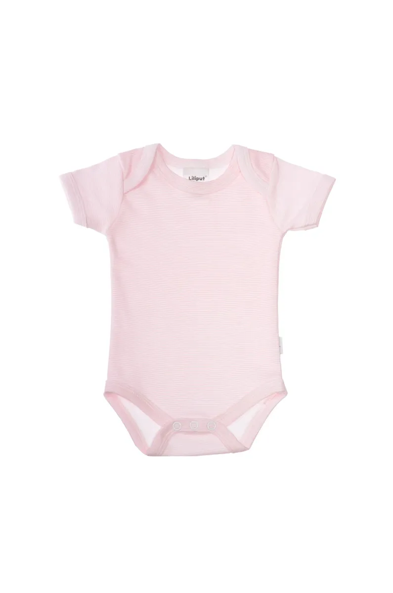 Боди Liliput с короткими рукавами "Pink Stripes" и практичными кнопками, белый
Боди Liliput с короткими рукавами "Pink Stripes" и практичными кнопками, белый