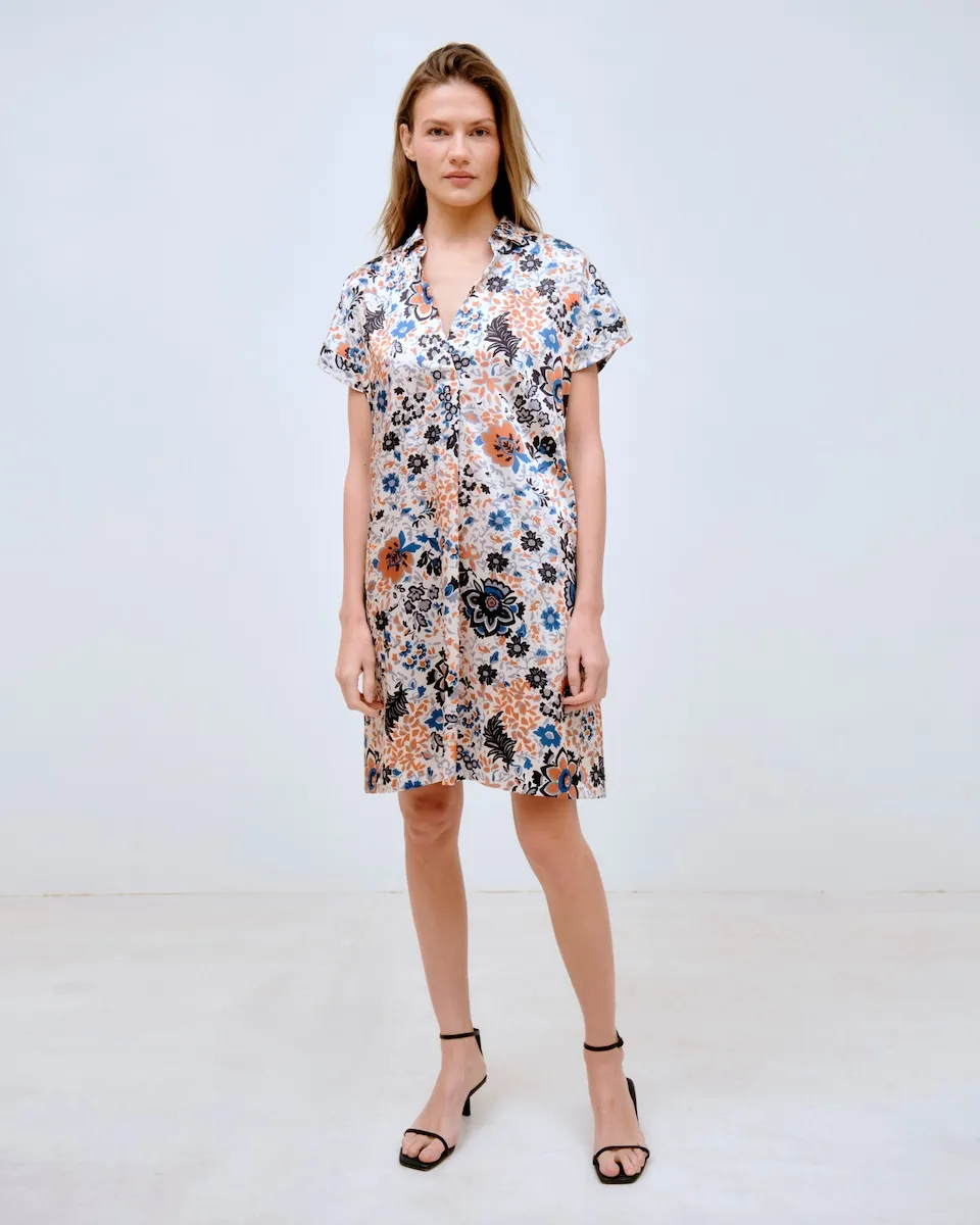 Короткое платье с воротником-стойкой Lasserre, синий
Короткое платье с воротником-стойкой Lasserre, синий